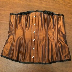 Copper color corset